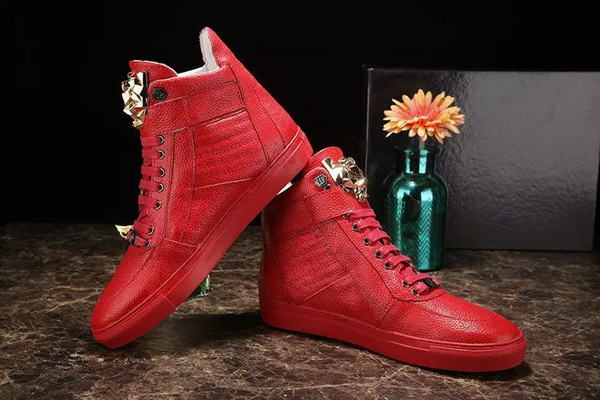 PhiliPP Plein High-Top Fashion Men Shoes--051